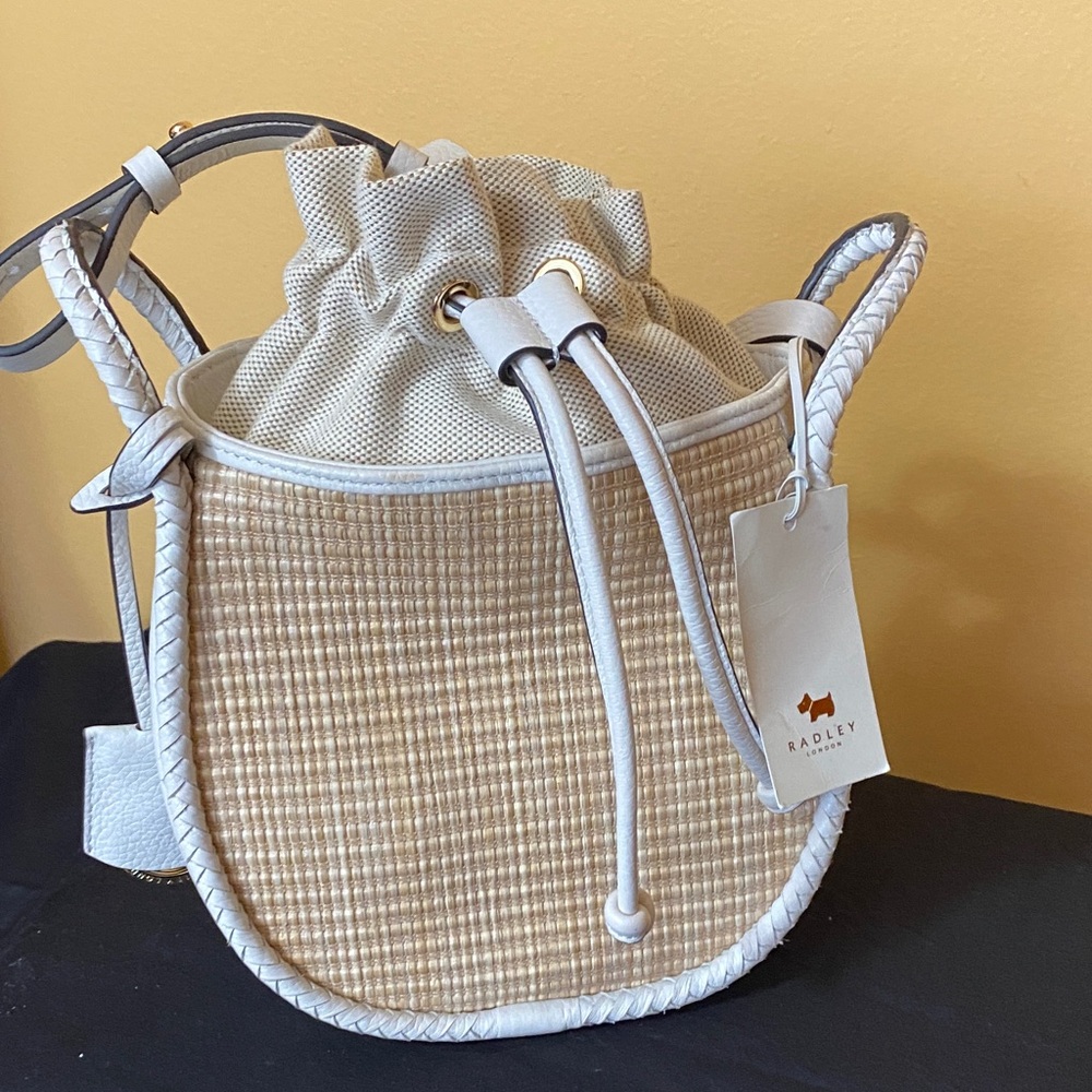 Radley London Cream and Tan Crossbody Bag